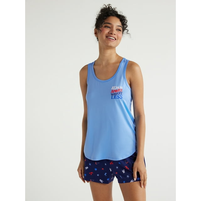 Size M - Joyspun Women S Print Tank Top