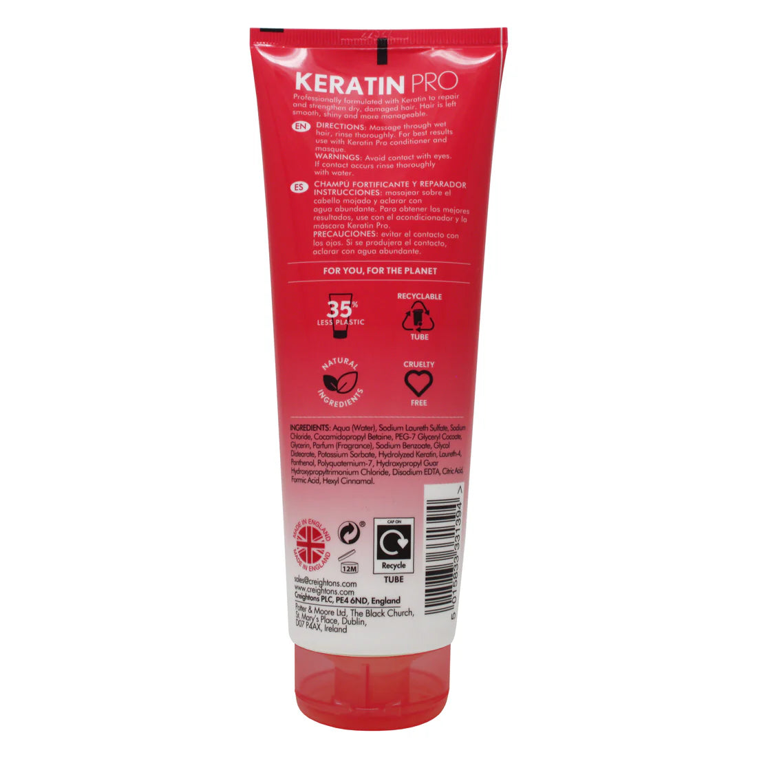 Creightons Keratin Pro Damage Repair Strengthening Shampoo | 250ml