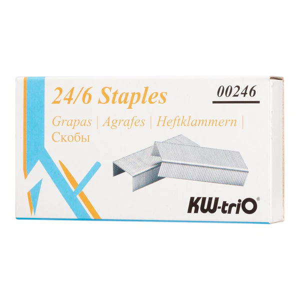 دبابيس KW-triO مقاس 24/6، عبوة من 1000 قطعة