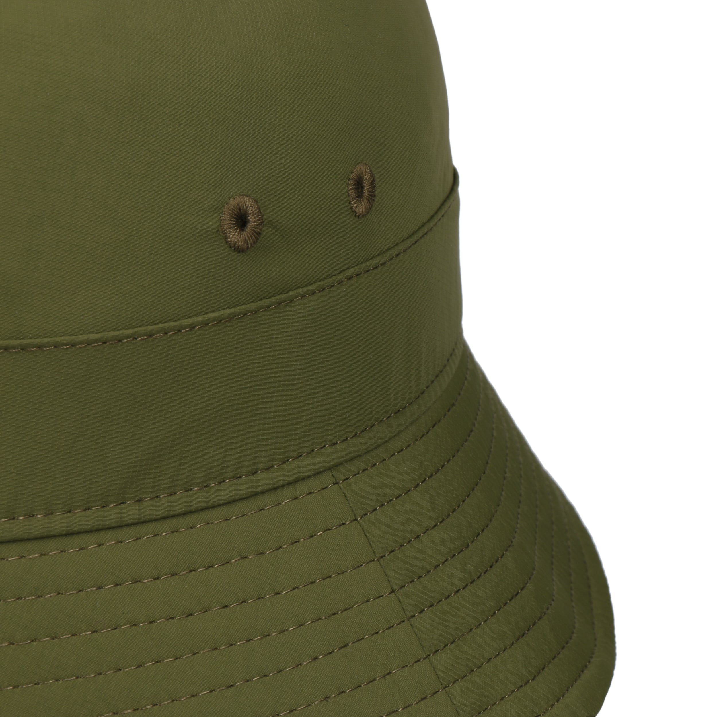 Jack Jumper cotton hat with mesh veil for women olive color