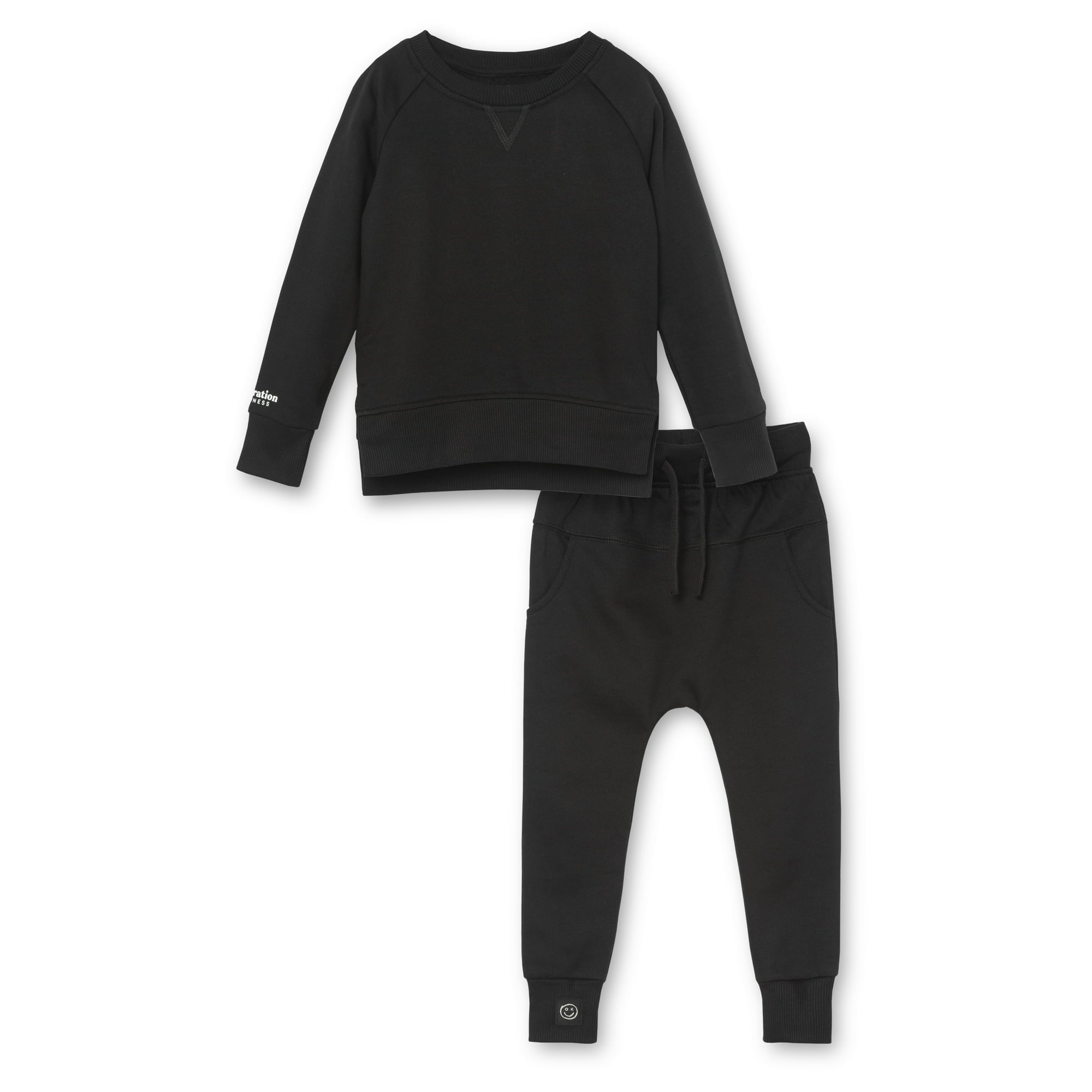 size: 5T - Little Star Organic Toddler 2Pc Sweatshirt & Harem Pants Set