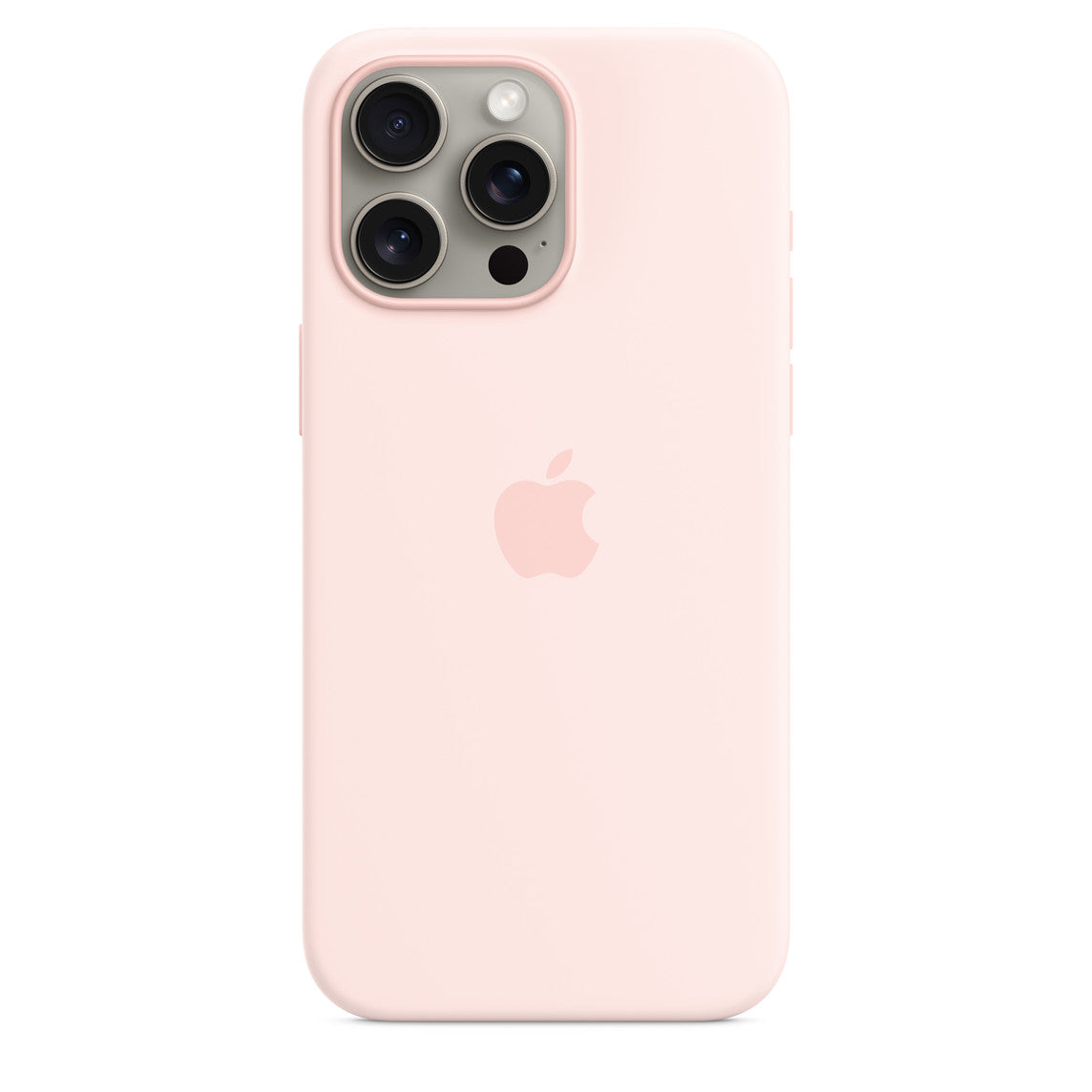 iPhone 15 Pro Max Silicone Case with MagSafe – Light Pink