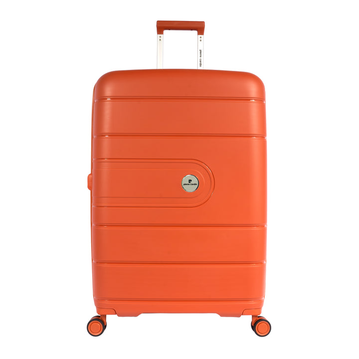 Pierre Cardin Upright Suitcase Trolley Set Of 4 - Orange