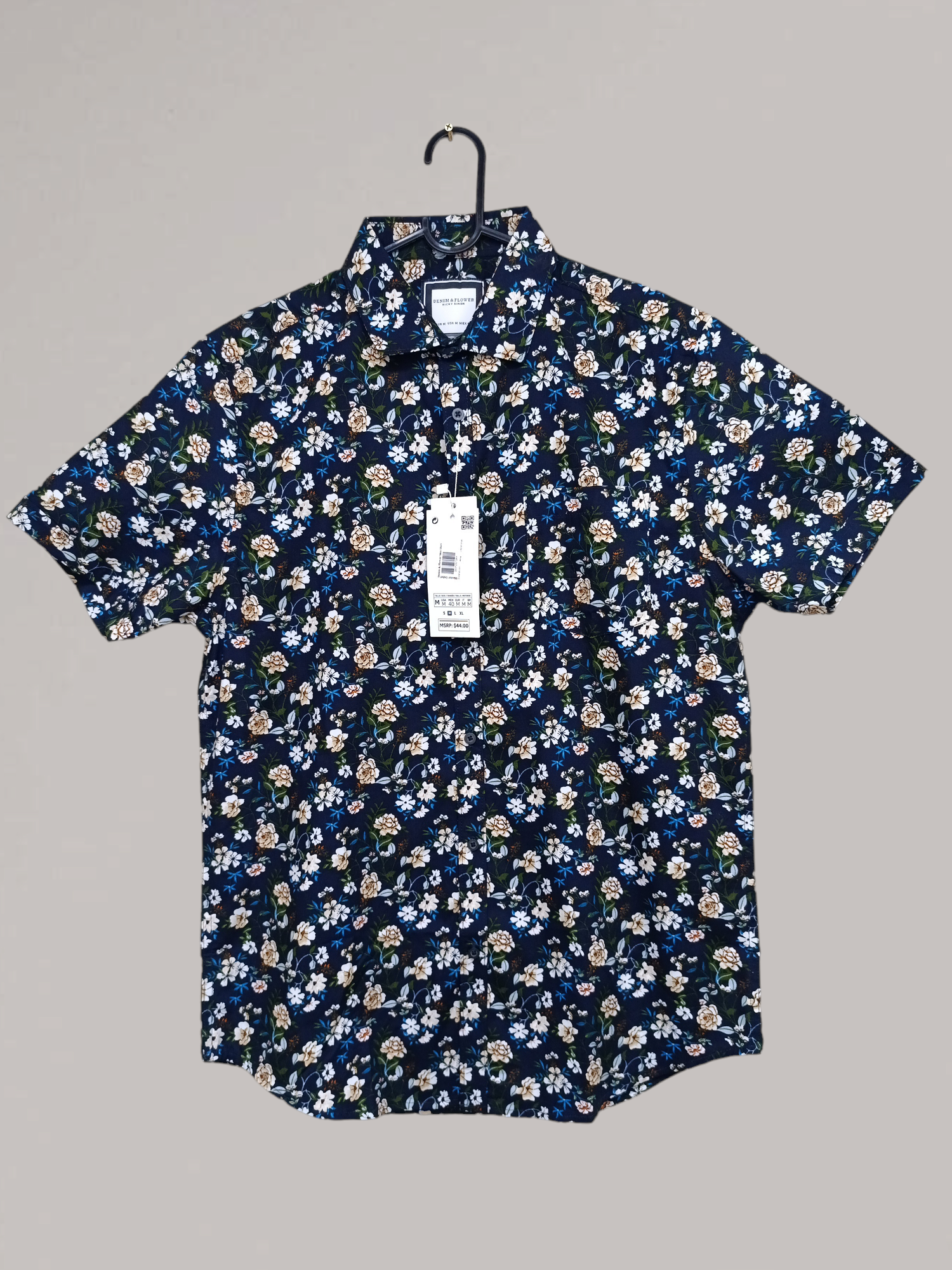 Denim & Flower Ricky Singh Men’s Short Sleeve Shirt