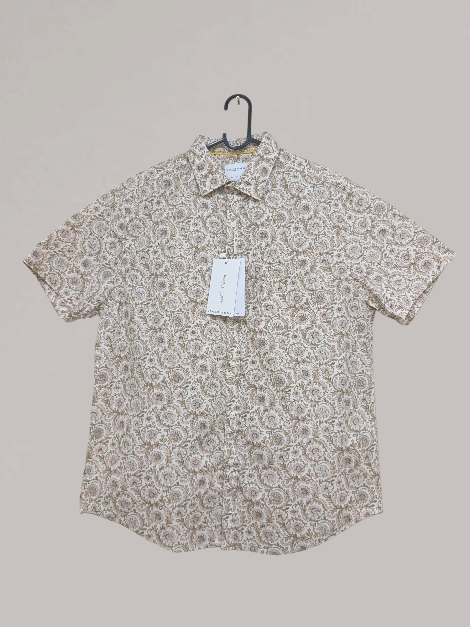 Denim & Flower Ricky Singh Men’s Floral Shirt – Trendy Casual Style
