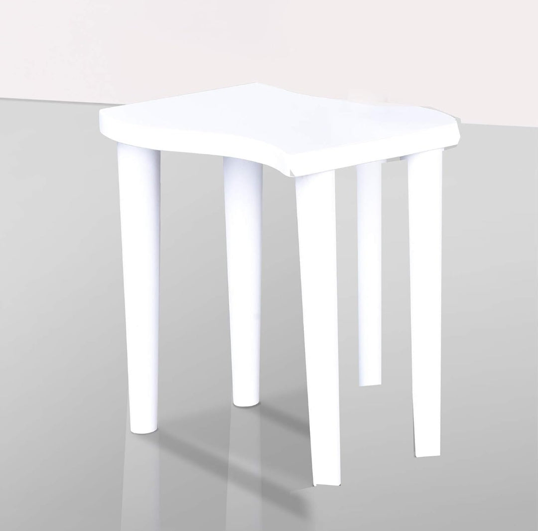 Jiwa Berani Gofrato Nesting Table - Small, White (Gfr-S-Wh)