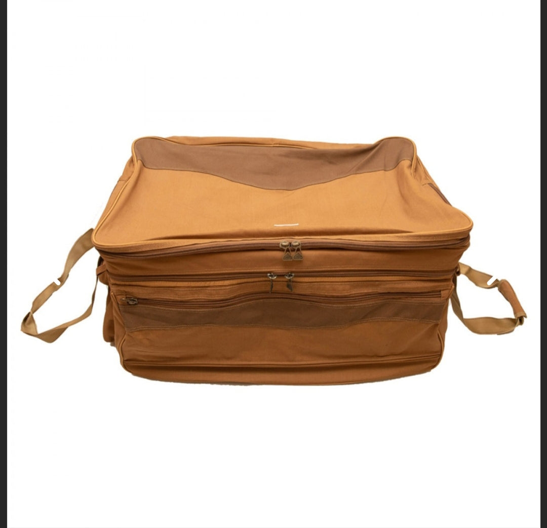 ASANIDI, Large trolley bag lined with PVC, sand colo