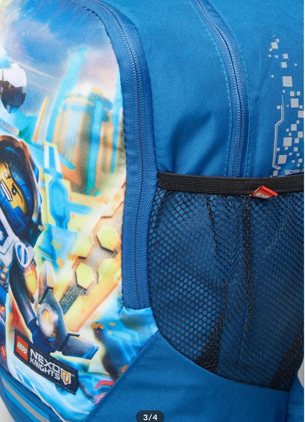 LEGO Nexo Knights Printed Backpack with Adjustable Shoulder Straps