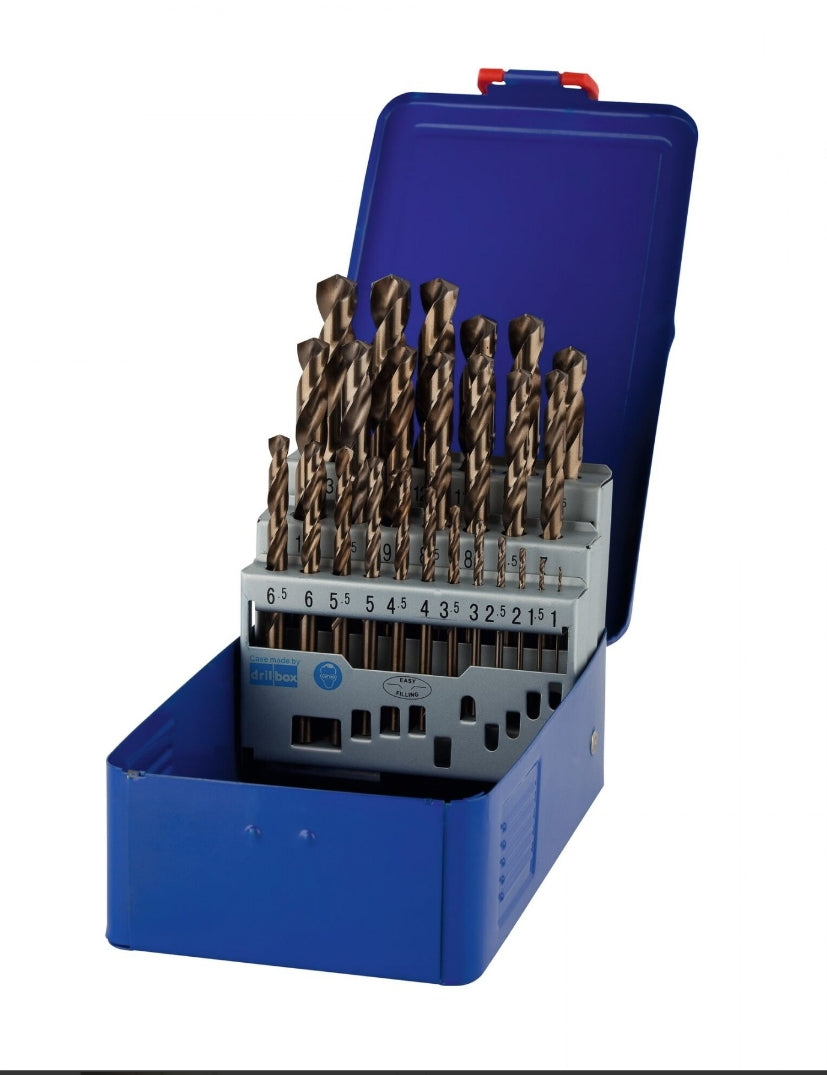 HSS COBALT PRO DIN 338 set of 25 pcs