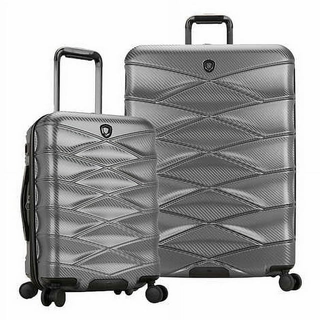 Traveler's Choice Granville II (23 - 30") 2-Piece Grey Luggage W/USB Ports