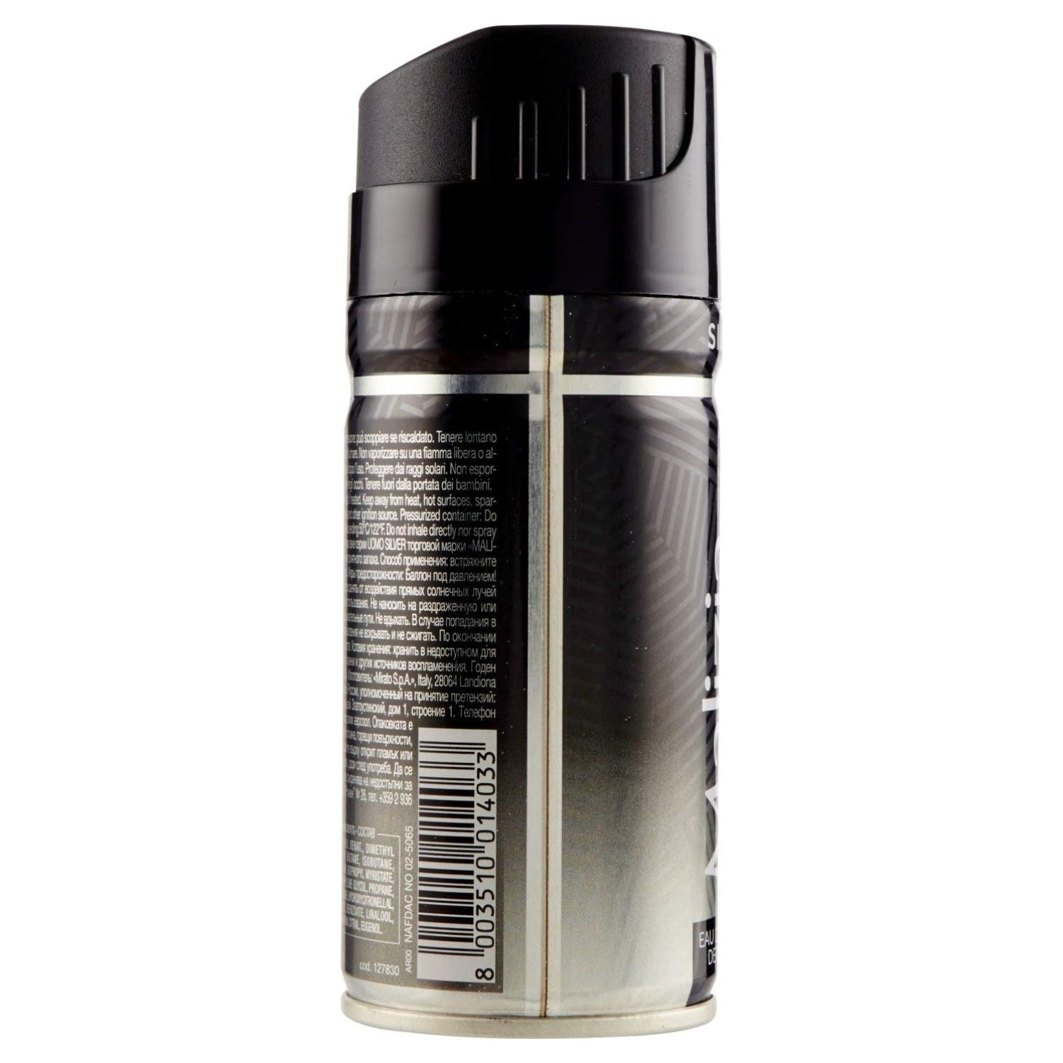 Malizia UOMO Deo Silver, 150 ml