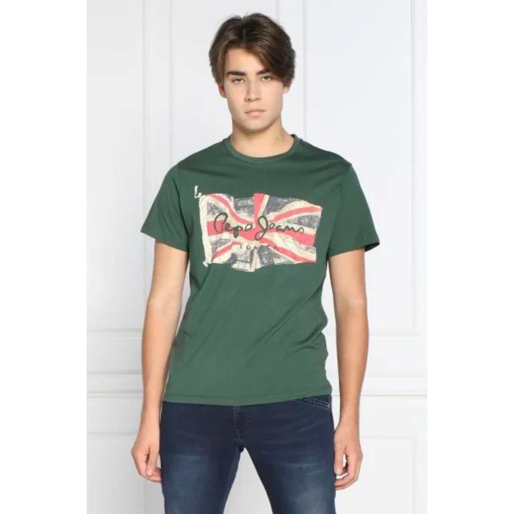 PEPE JEANS LONDON SLIM T-SHIRT ORANGE M1