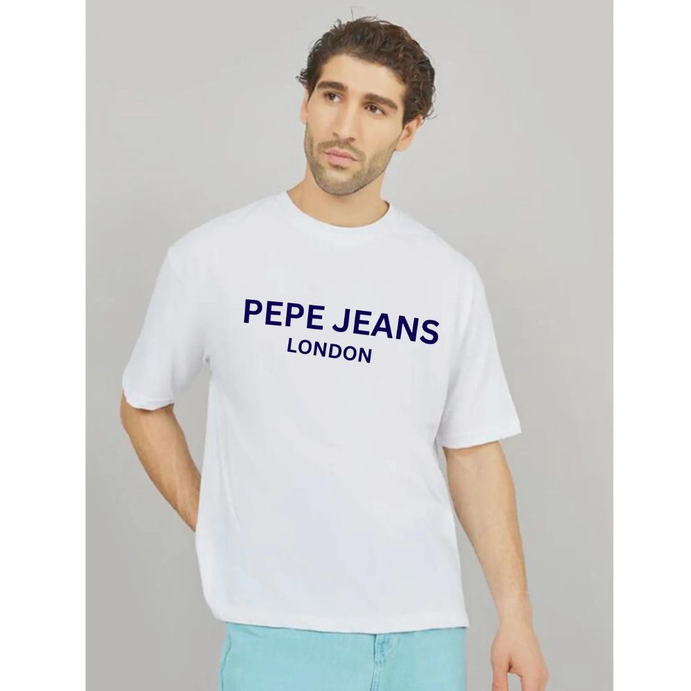 Pepe Jeans Effortless Style and Comfort White T-Shirt for Men
