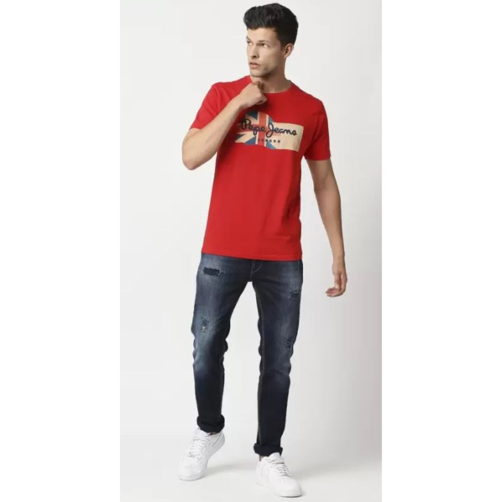 PEPE JEANS LONDON SLIM T-SHIRT ORANGE M1