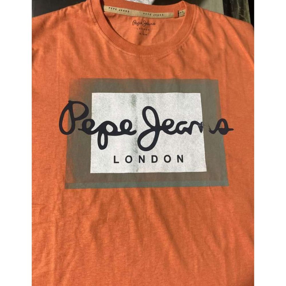PEPE JEANS LONDON SLIM T-SHIRT ORANGE M1