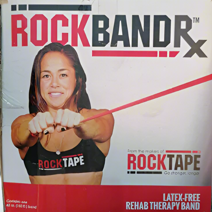 ROCKTAPE LATEX-FREE REHAB THERAPY BAND Heavy RED