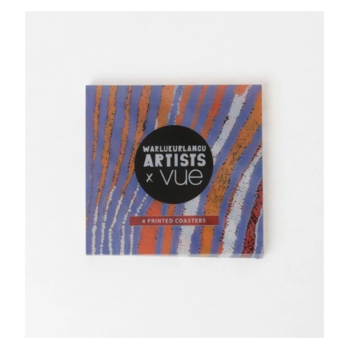 Warlukurlangu Artists x Vue Coaster Set of 4 Pirlarla Jukurrpa