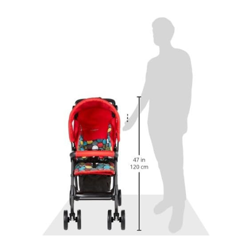 Stroller Citisport Lite Bubbles Red