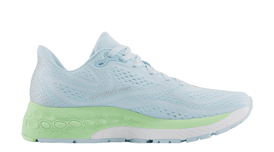 New Balance - Fresh Foam X 880B13 - Femme - Blue with green aura and silver metalic