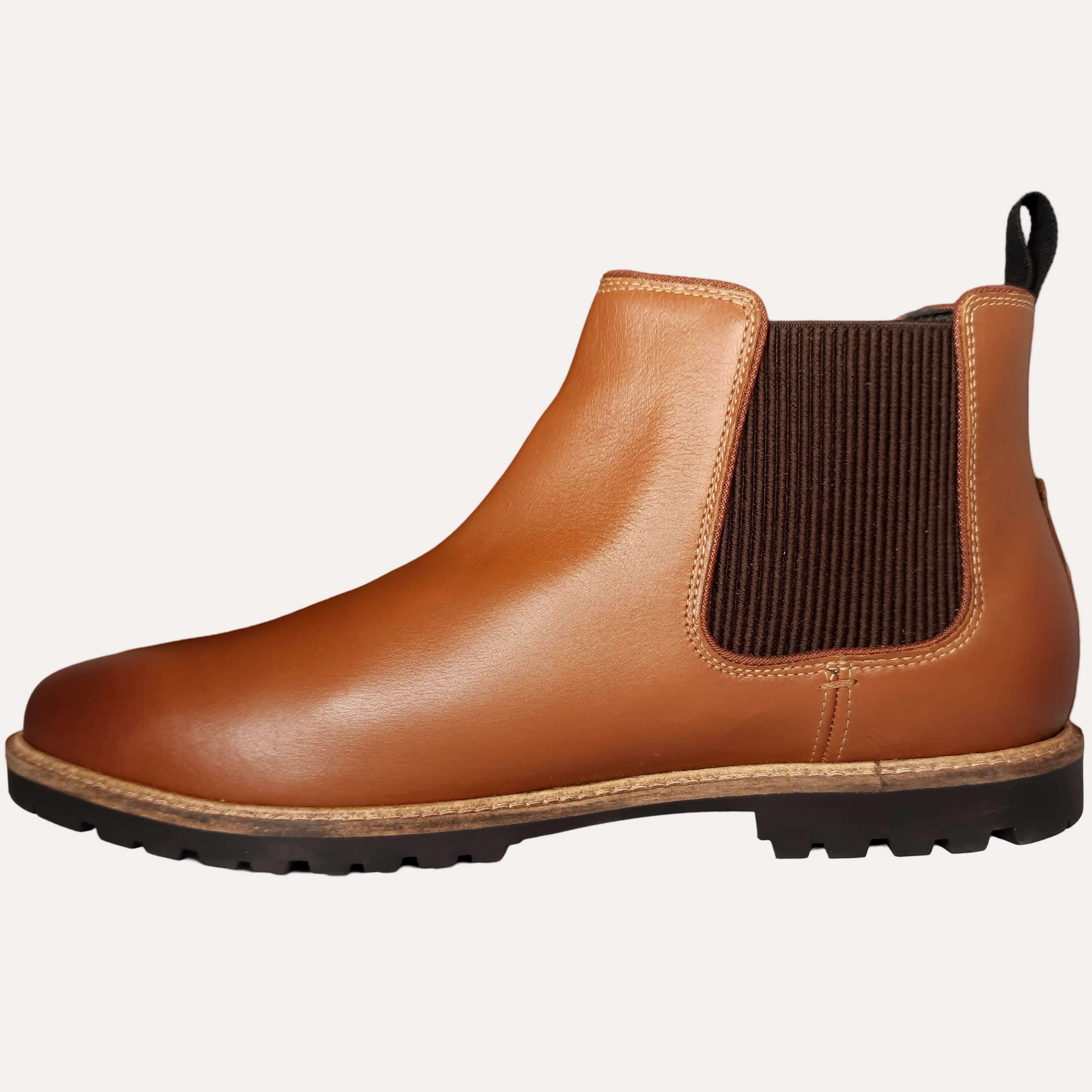 Cole Haan Men's Midland Lug Chelsea Boot in British Tan C37590