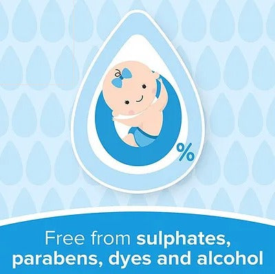 Johnson & Johnson Baby Bath Gentle Cleansing Hypoallergenic & No More Tears, 500mL Each