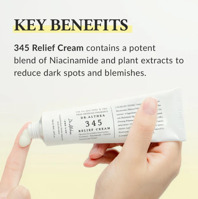 345 Relief Cream - Post acne Cream Cosmetics –