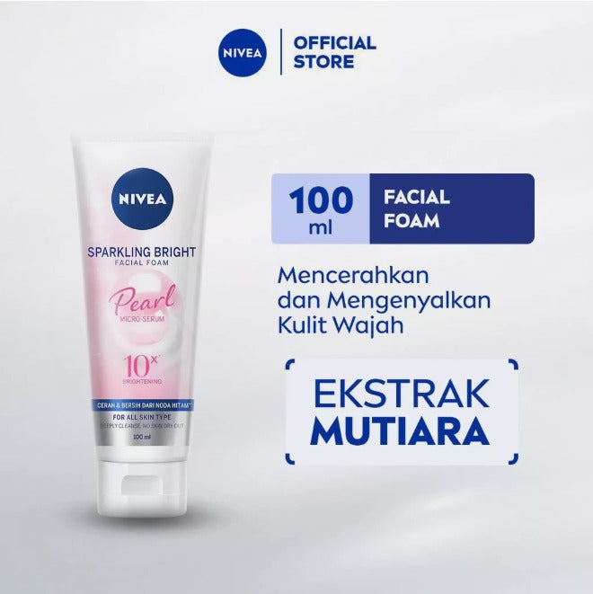 NIVEA Mousse Visage is tinted luminous and cleansed and removes facial skin 100ml