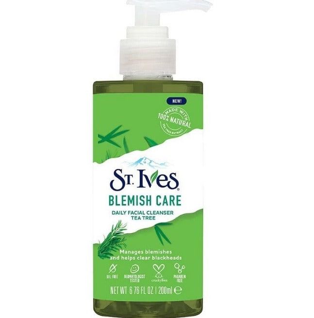 St Ives Blemish Care Daily Facial Cleanser Tea Tree 200ml