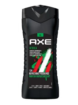 Axe Africa 3 In 1 Body Face Hair Wash for Men 400 ml