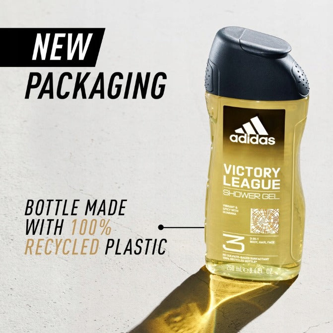Adidas Victory League 3-in-1 Shower Gel, 400 ml