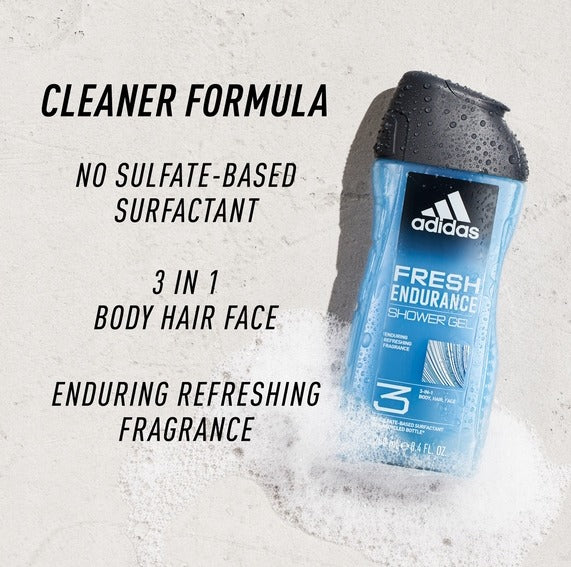 adidas shower gel 400ml fresh endurance
