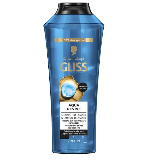 GLISS AQUA REVIVE moisturizing shampoo 400 mle