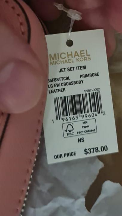 Michael Kors Jet Set Large East West Primrose Crossbody Bag