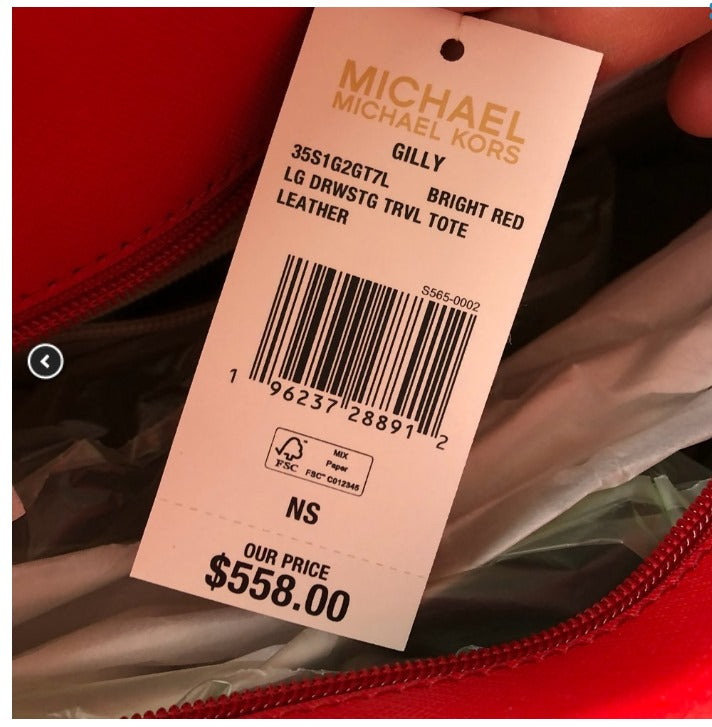 Michael Kors Gilly Large Jet Set Drawstring Top Zip Tote