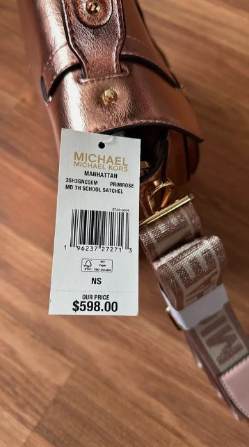 Michael Kors Manhattan Medium Primrose Leather Women's Bag