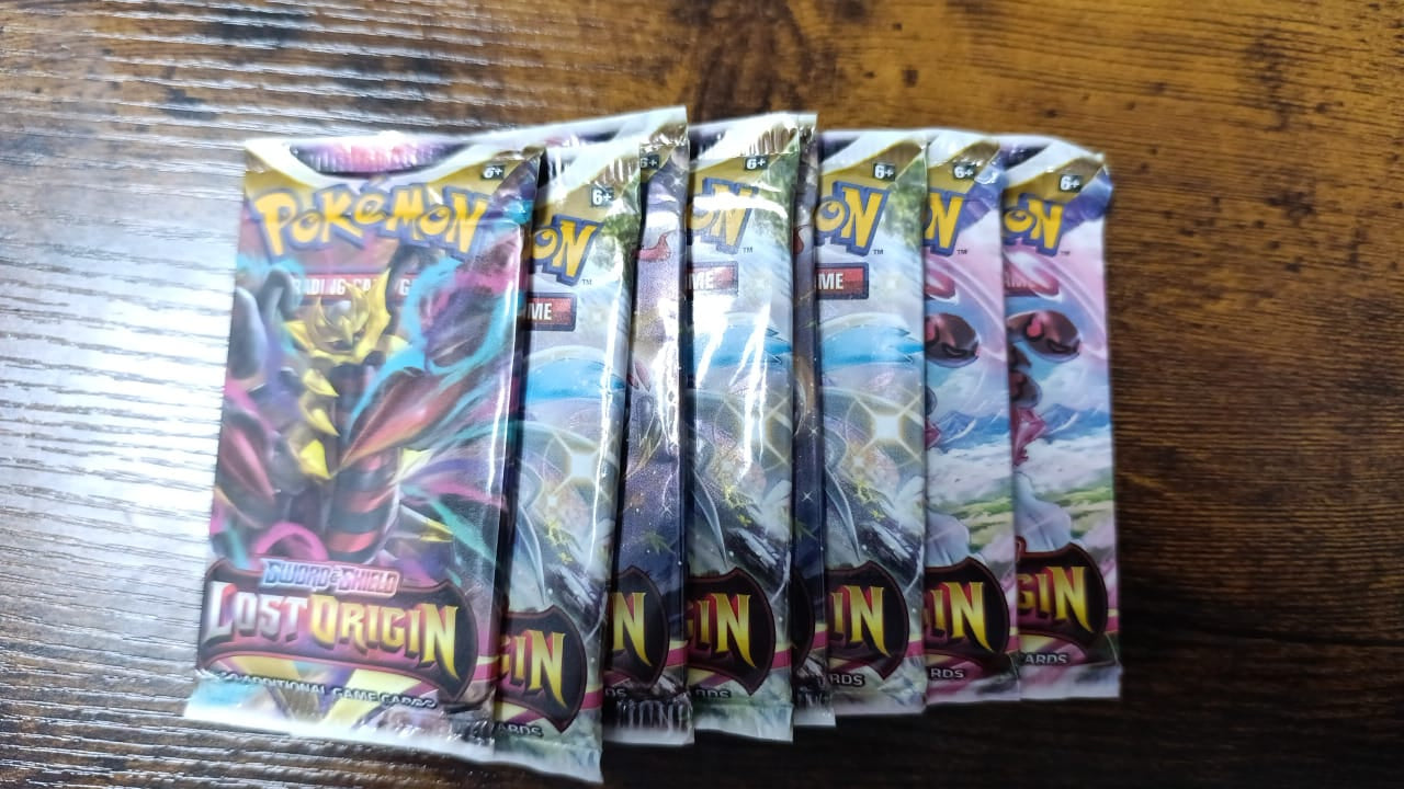 Pokemon TCG:Sword & Shield: Set SS : Lost Origin Booster Pack (1 Pack with 8 units instead of 11)