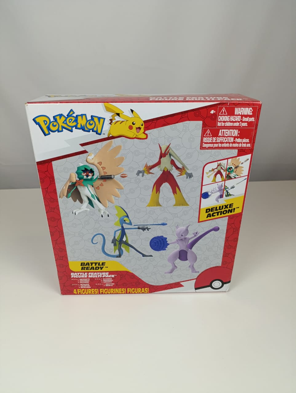 Pokémon Battle Feature Figure 4 Pack - Includes Four 4.5-Inch Battle Figures with Unique Battle Features - Not Applicable