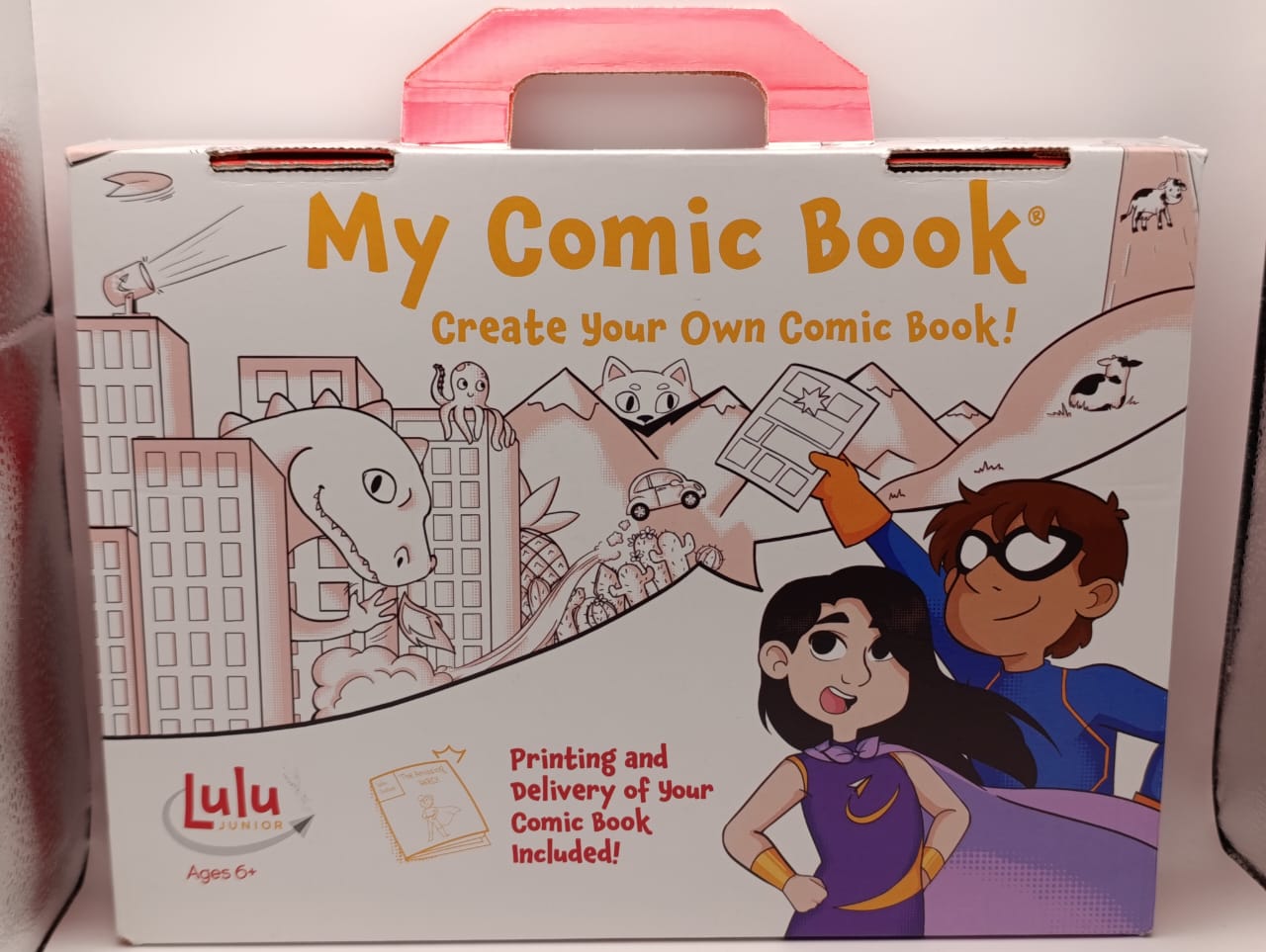 Lulu Jr. My Comic Book Making Kit, Multicolor, 6.75" x 10.25"