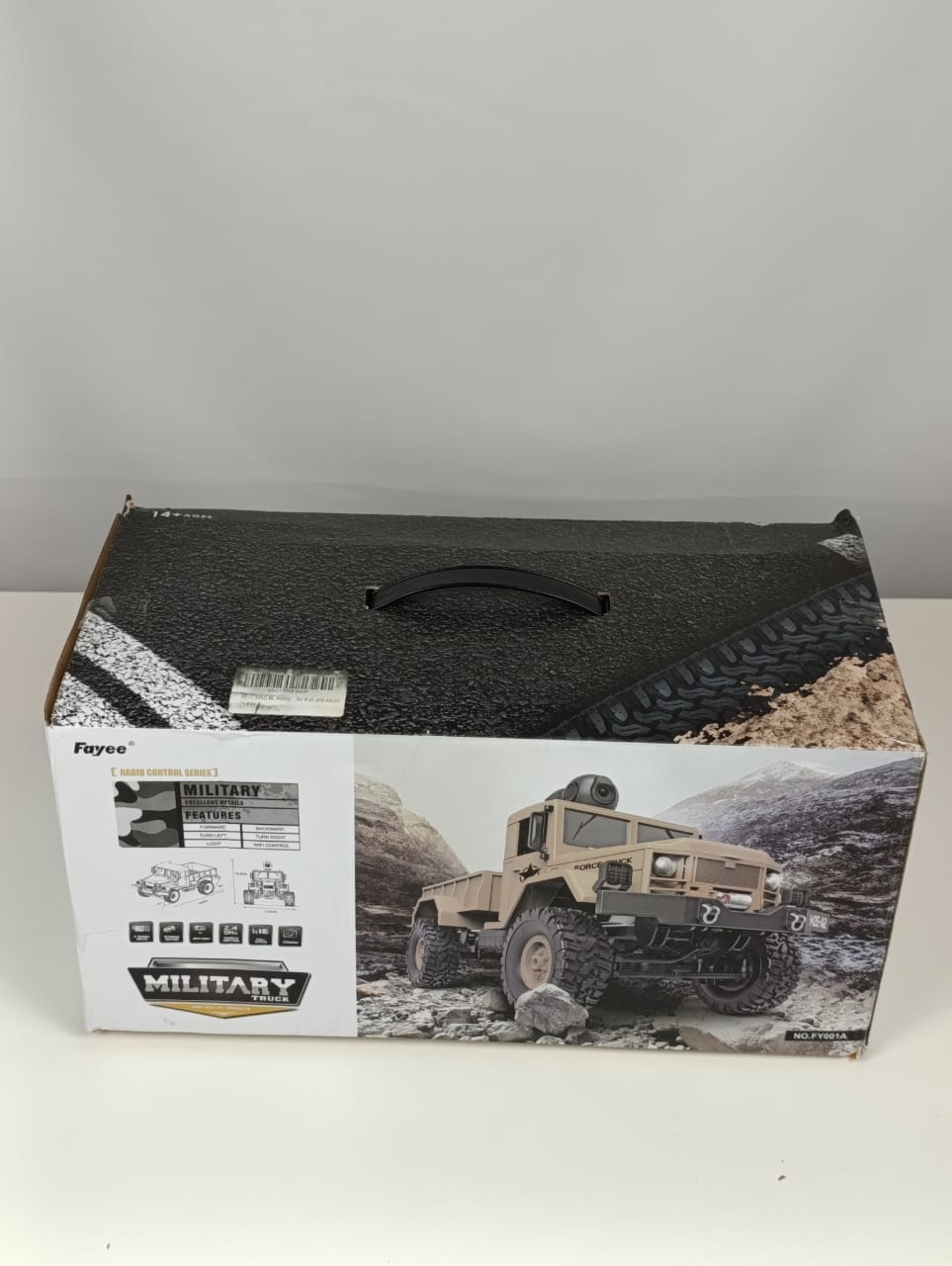 Spobot RC Military Transport Truck, RC Off-Road Vehicle 6WD with All Terrain, Remote Control Rack Car With2 Set of Batteries &Realistic Light is Good for Kid Gift