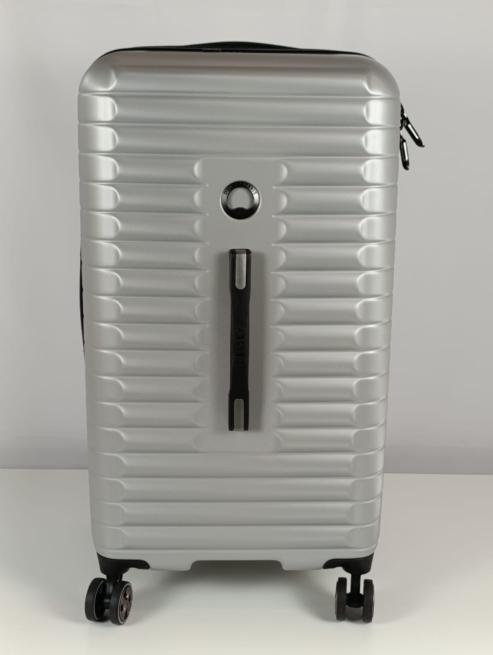 طقم صندوق ديلسي باريس الصلب المكون من قطعتين مقاس 22/27 بوصة - فضي - D