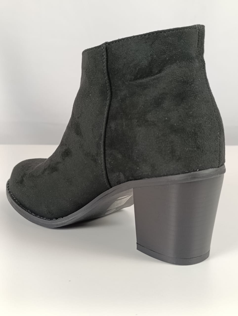 Size: 40 - Luoika Women's Wide Width Ankle Boots, Chunky Heel Side Zipper Extra Wide Winter Booties, black