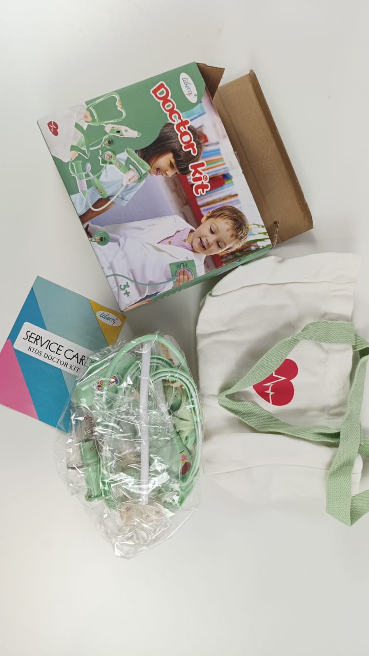 Liberry Doctor Kit for Toddlers Aged 3 4 5, Kids Doctor Play Set with Real Stethoscope & Medical Bag, Pretend Doctor Toys for Boys Girls Birthday Gift