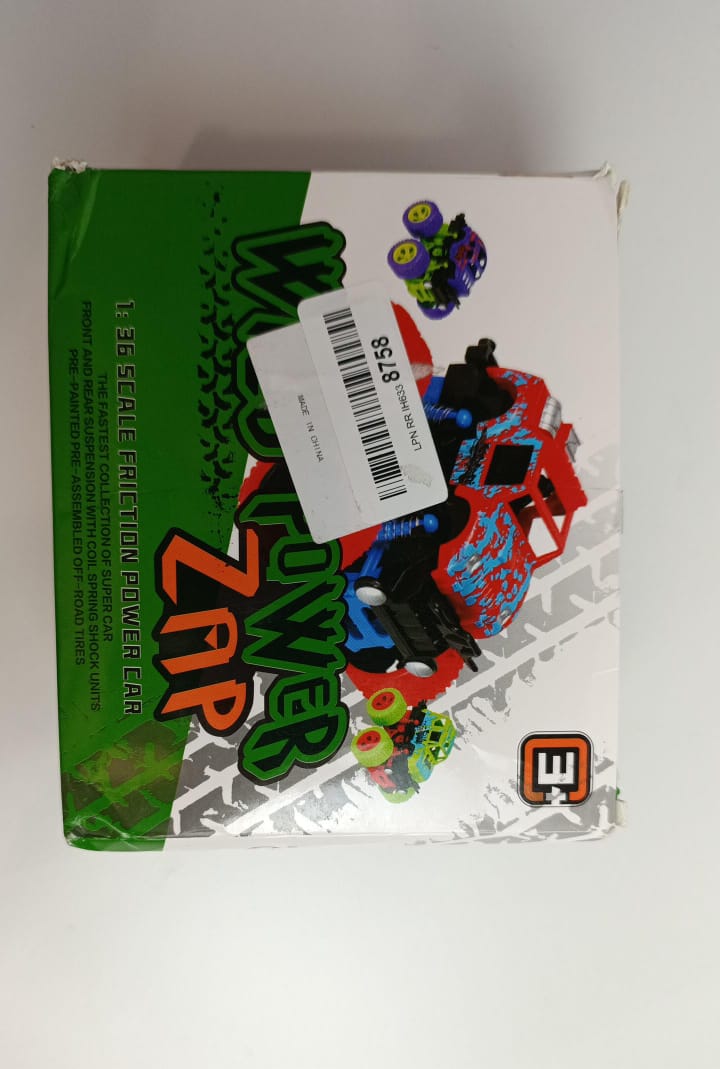 Monster Truck Toys - Inertia Car Educational Toy Cars, Friction Powered Toy Cars Push and Go Vehicles for Kids Best Gift for Boys Girls Age 3 and Above (4 CAR SET)