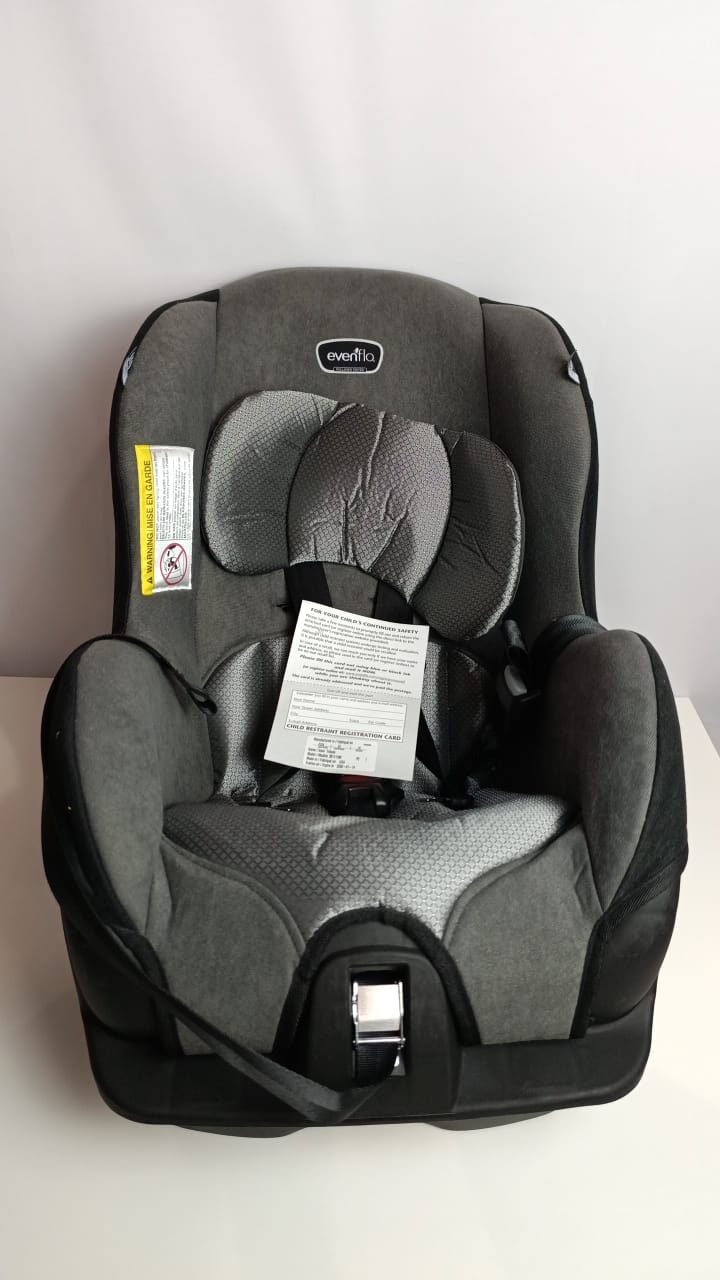مرر فوق الصورة للتكبير مقعد سيارة Evenflo Tribute LX 2 في 1 خفيف الوزن وقابل للتحويل، مناسب للسفر (رمادي زحل) - D