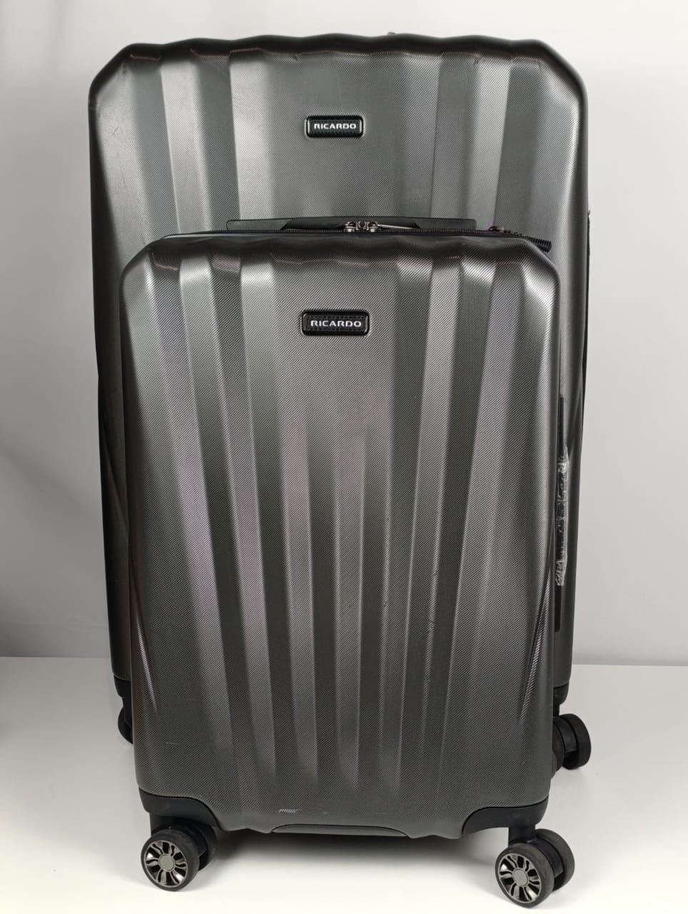 Ricardo Windsor 2-Piece Hardside Luggage Set (22 inch - 29 inch) (Grey) HU