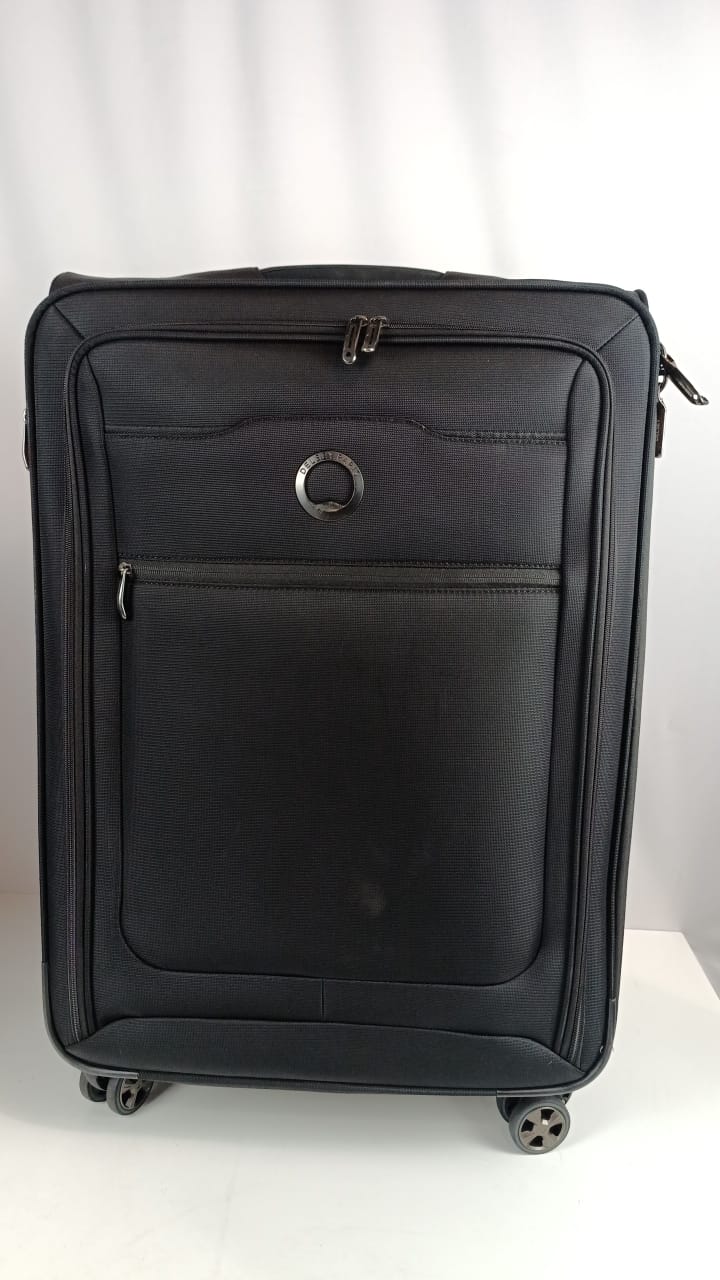 Delsey Paris Softside Spinner Luggage, Black (30.3" Inch)