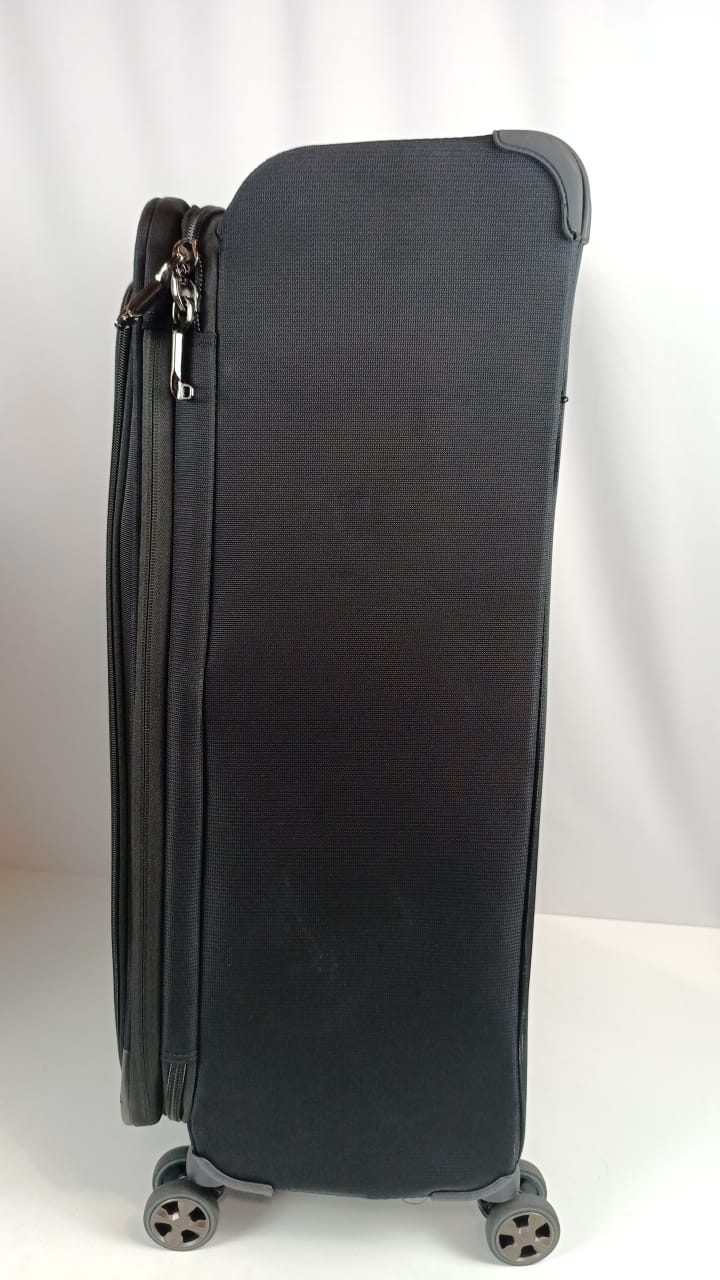 Delsey Paris Softside Spinner Luggage, Black (30.3" Inch)
