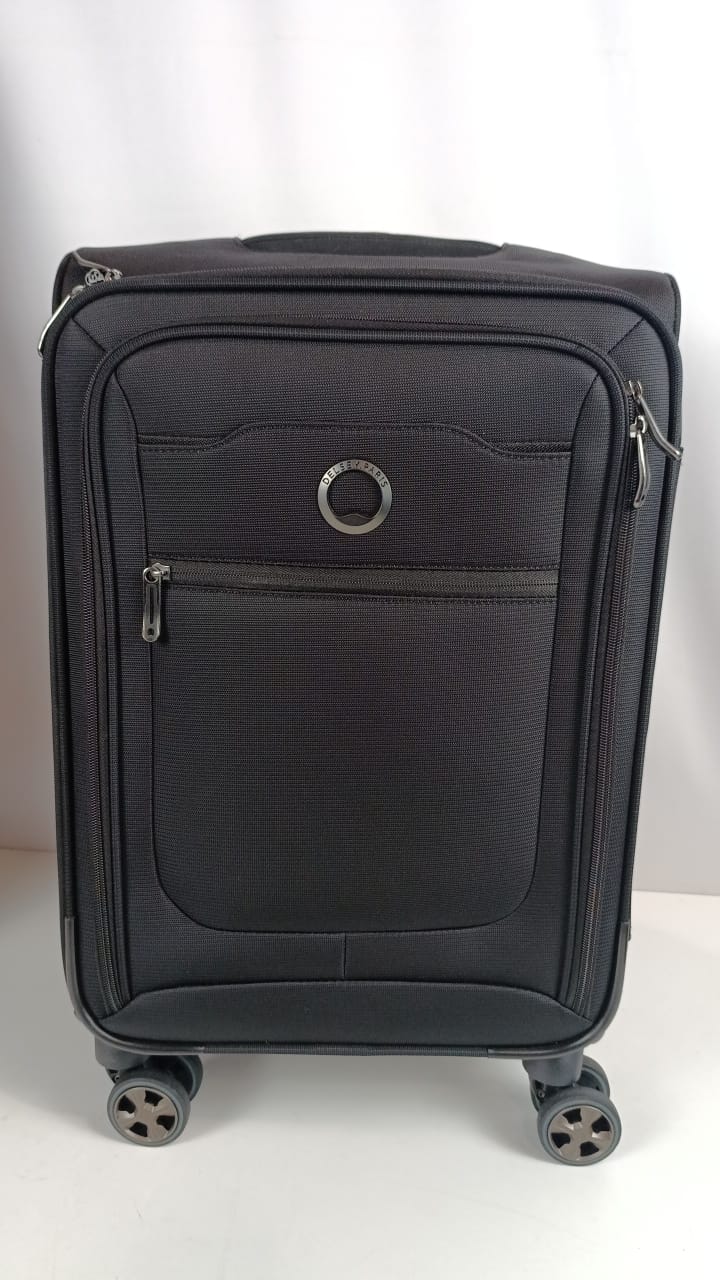 Delsey Paris Softside Spinner Luggage, Black (30.3" Inch)