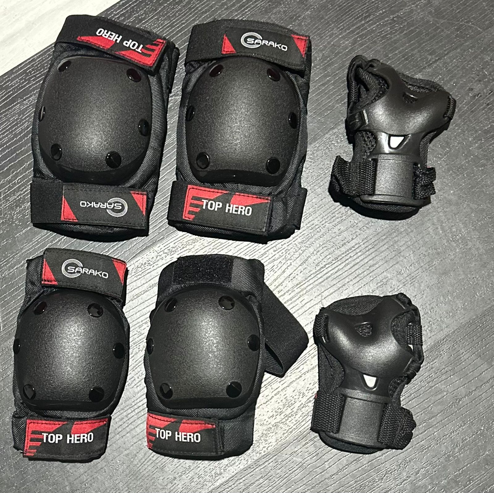 Top Hero Multi-Sport Protective 3-Pack ~ Knee, Elbow & Wrist Guards