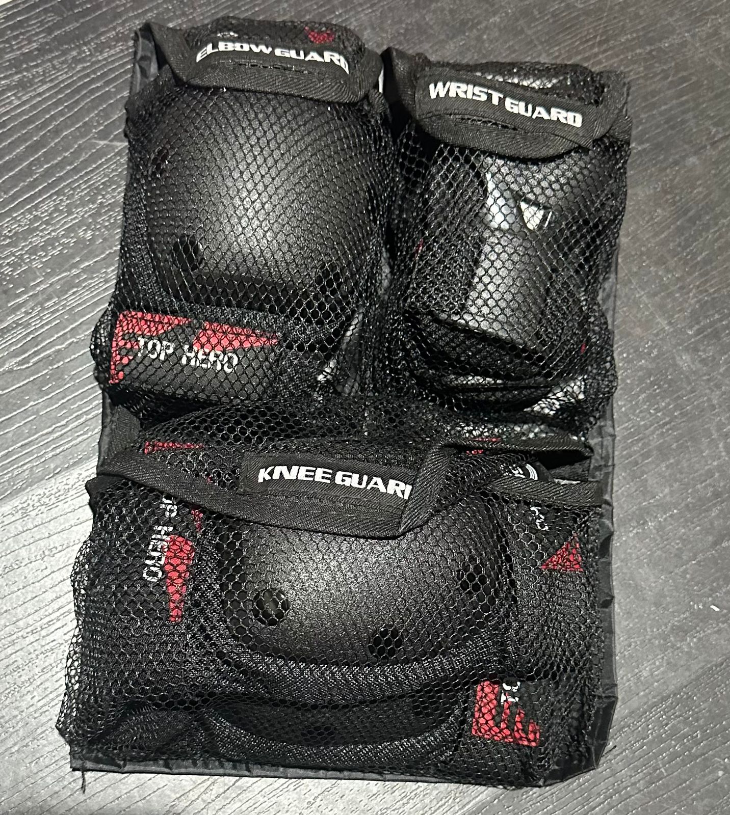 Top Hero Multi-Sport Protective 3-Pack ~ Knee, Elbow & Wrist Guards